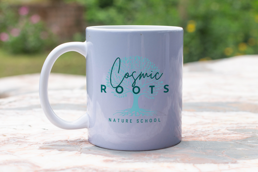 Cosmic Roots Coffee Mug – Ceramic Galaxy Cup | ShellSellsCo