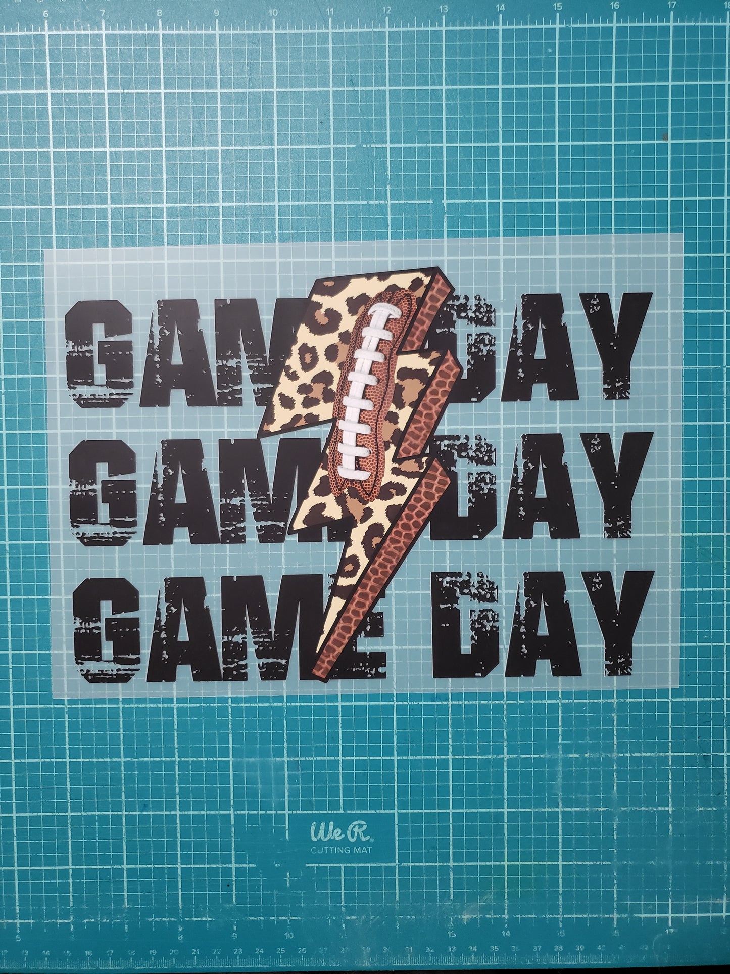 Football Mom DTF Transfer – Game Day Heat Press Design