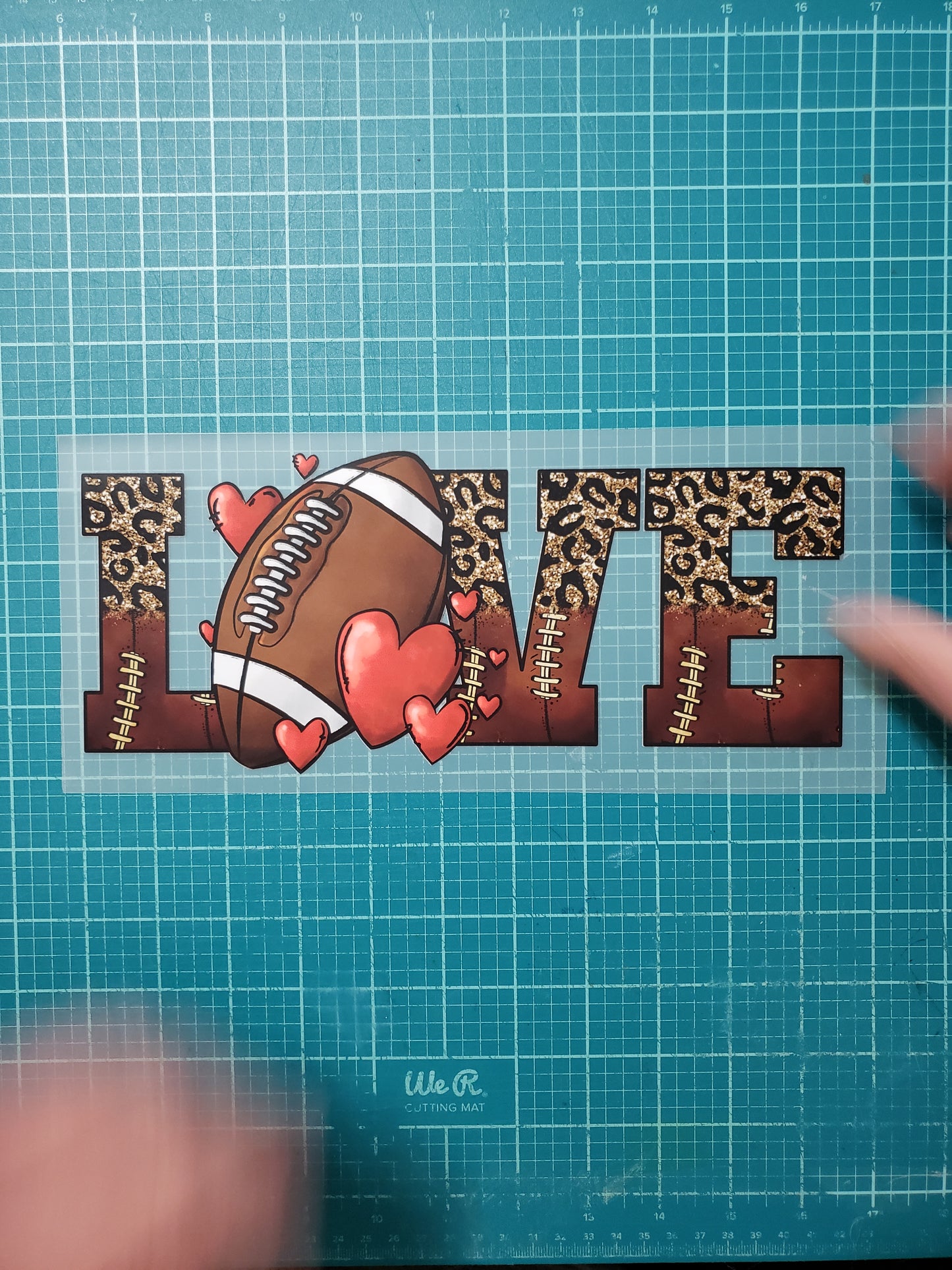 Football Mom DTF Transfer – Game Day Heat Press Design