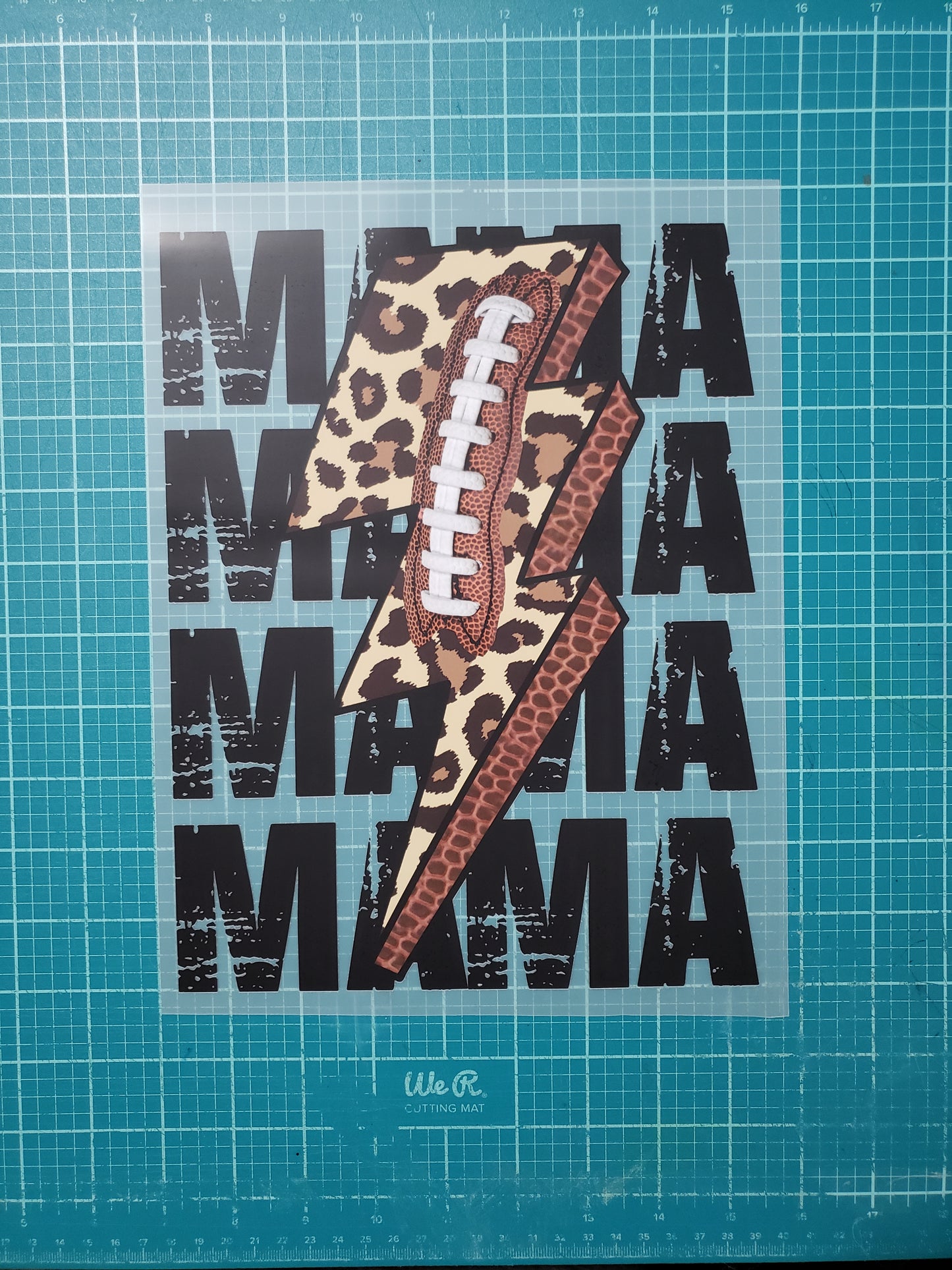 Football Mom DTF Transfer – Game Day Heat Press Design
