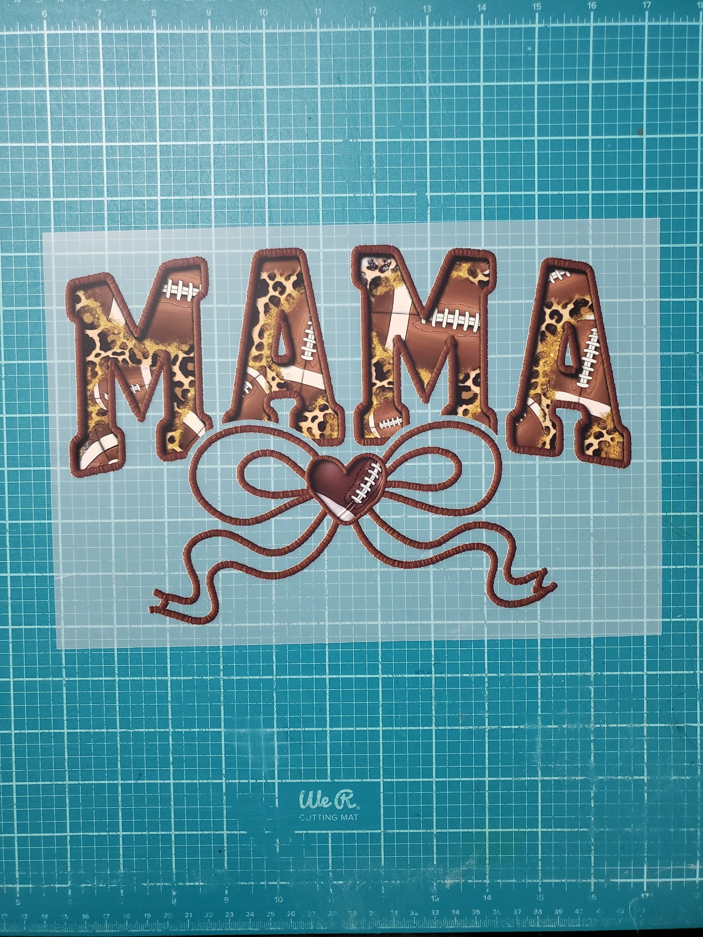 Football Mom DTF Transfer – Game Day Heat Press Design