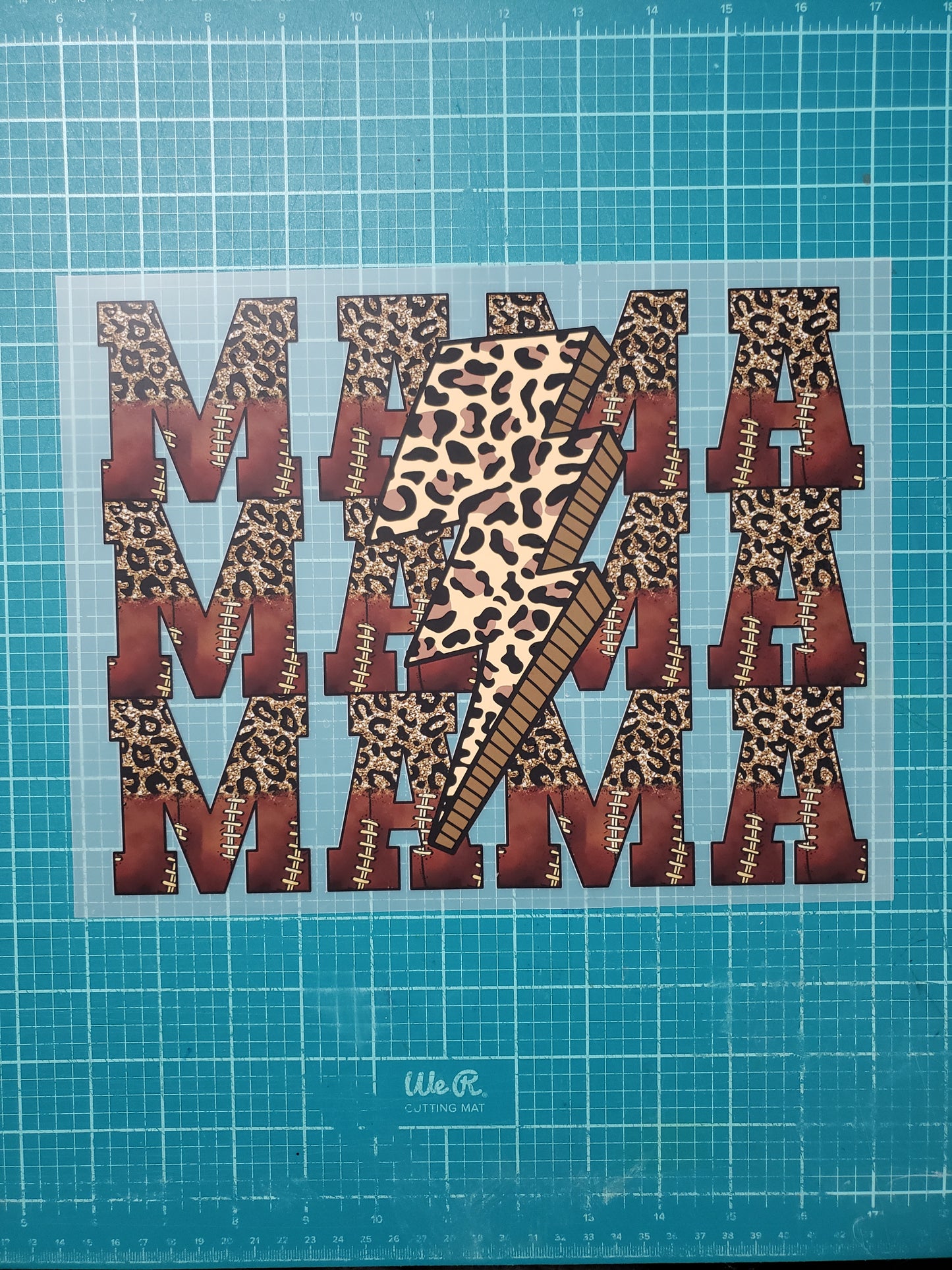 Football Mom DTF Transfer – Game Day Heat Press Design