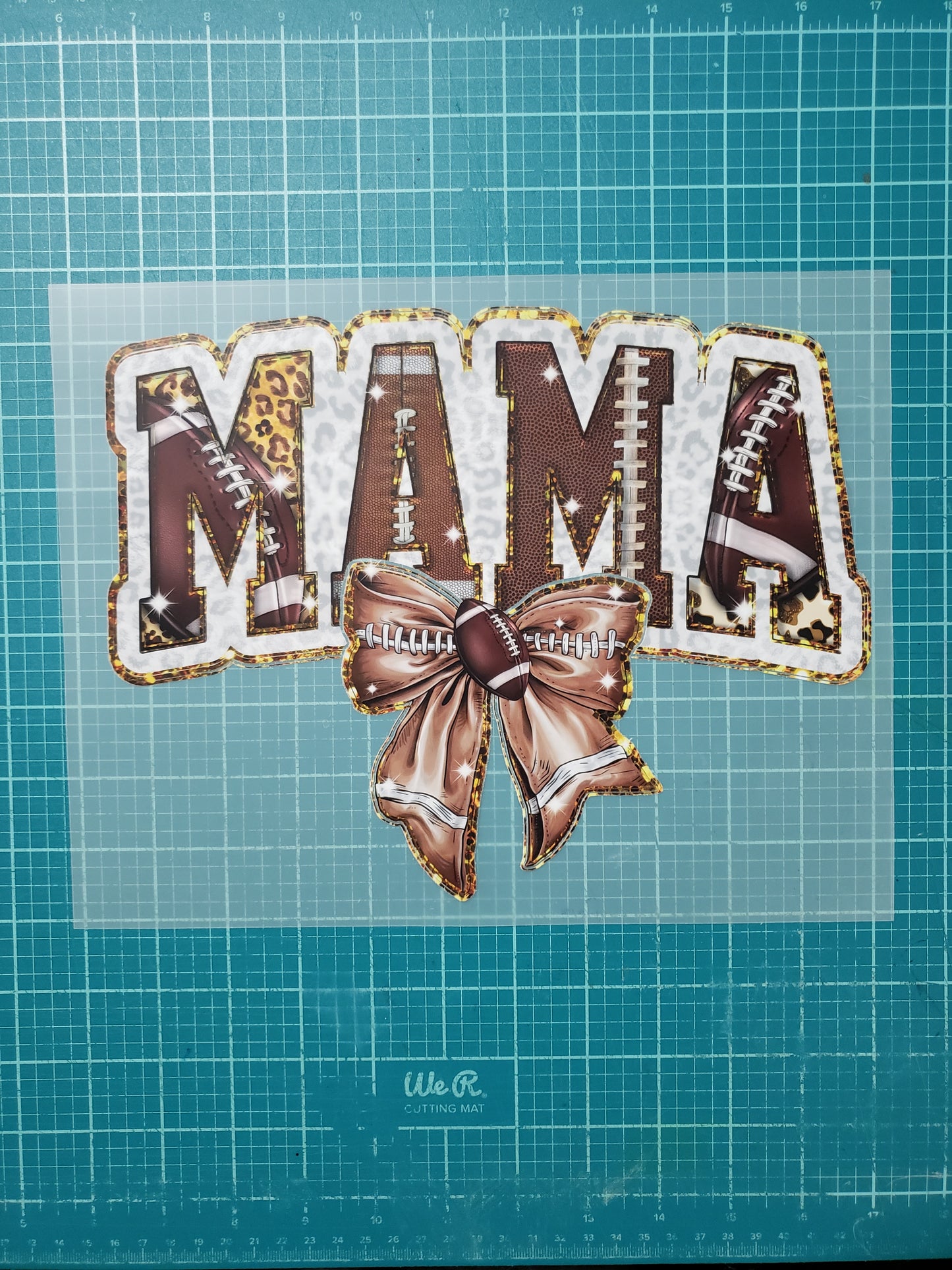 Football Mom DTF Transfer – Game Day Heat Press Design
