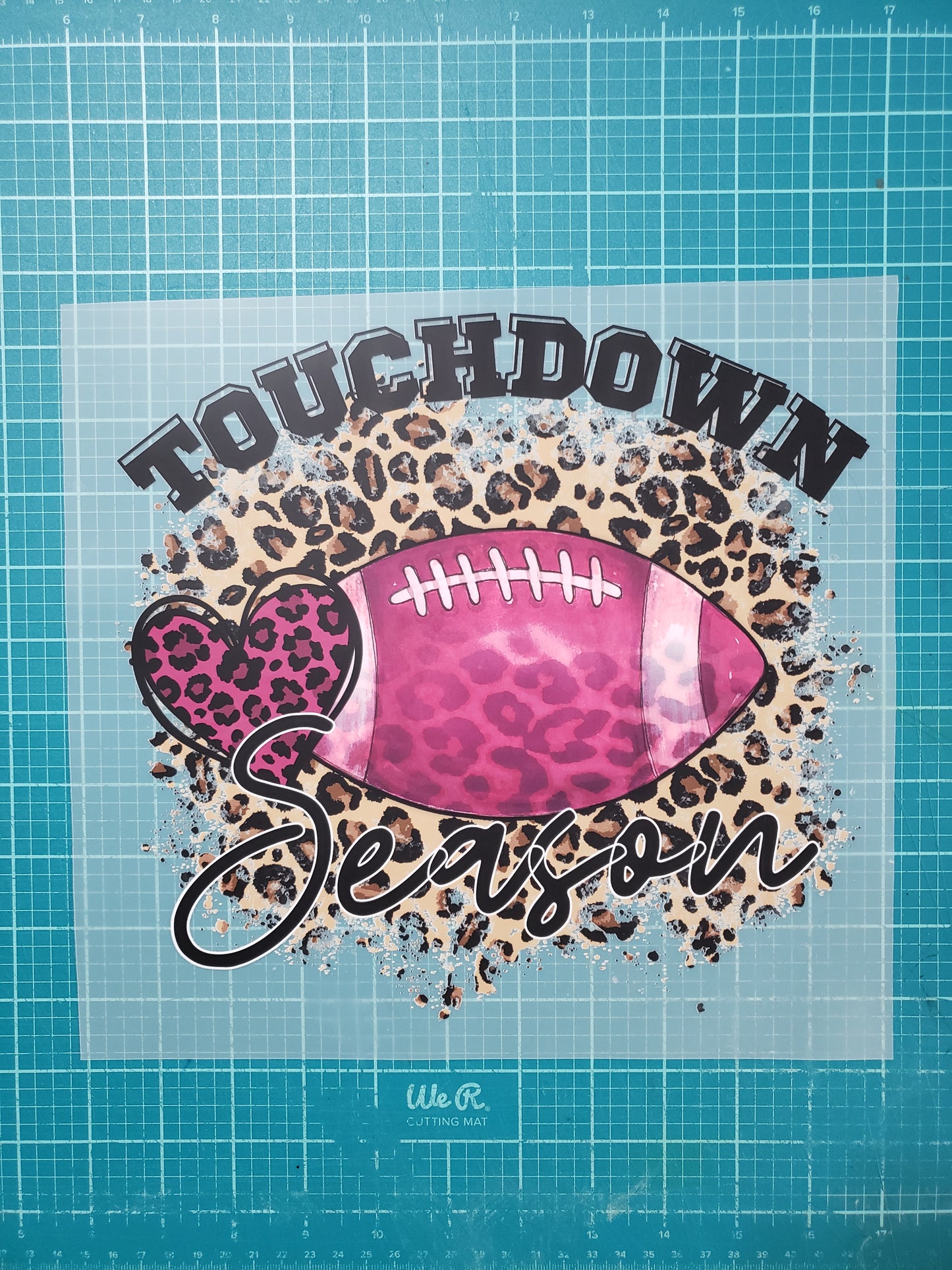 Football Mom DTF Transfer – Game Day Heat Press Design
