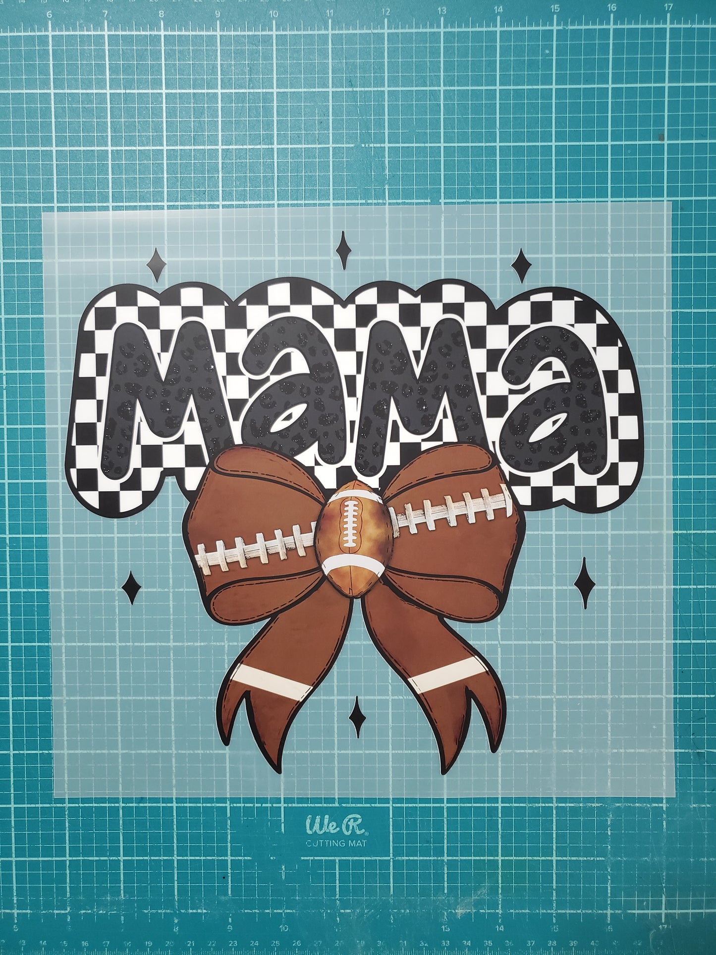Football Mom DTF Transfer – Game Day Heat Press Design
