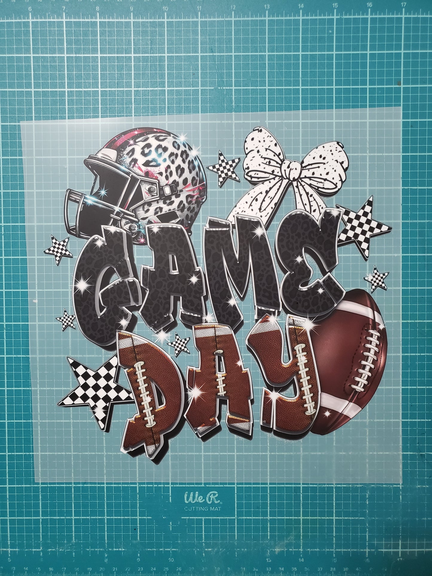Football Mom DTF Transfer – Game Day Heat Press Design