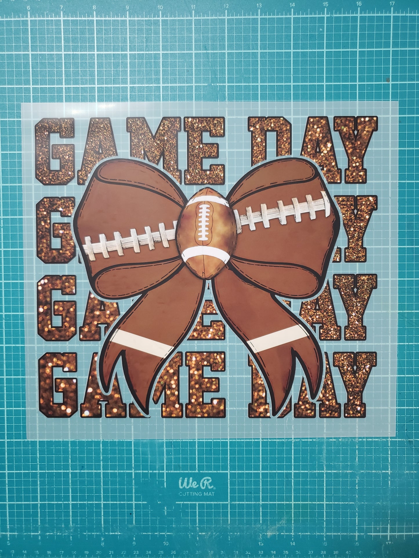 Football Mom DTF Transfer – Game Day Heat Press Design
