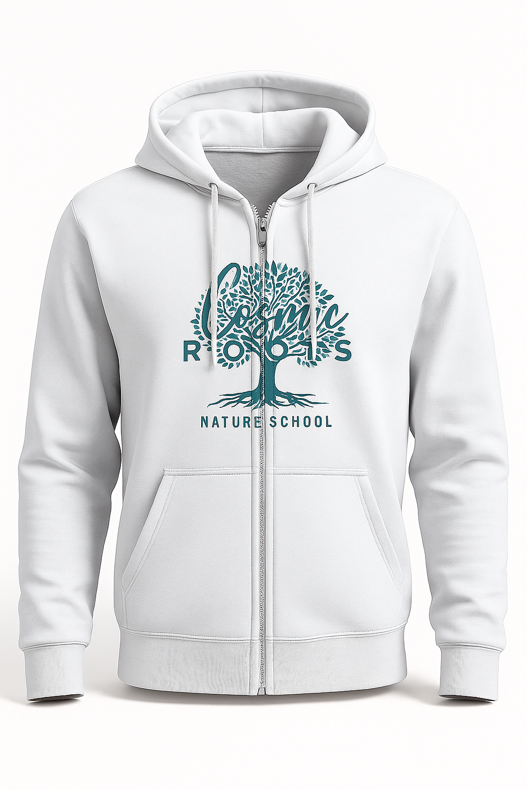 Cosmic Roots Zip-Up Hoodie – Graphic Sweatshirt Jacket | ShellSellsCo