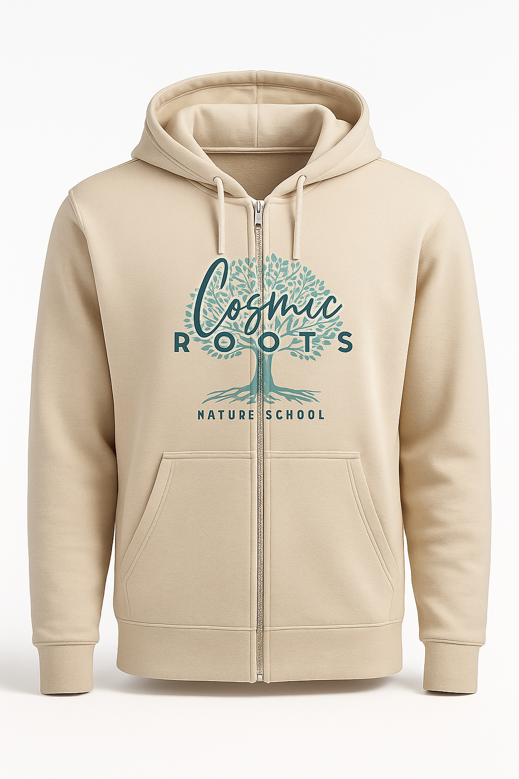Cosmic Roots Zip-Up Hoodie – Graphic Sweatshirt Jacket | ShellSellsCo