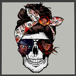 Horror Face DTF Transfers – Skull & Slasher Inspired Heat Transfers