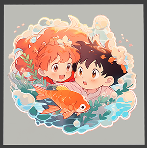 Ghibli DTF Transfers – Ready to Press Heat Transfers for Shirts & Hoodies