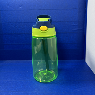 Vibrant Kids' Water Bottles – 16oz with Flip-Top Lid & Straw – Leak-Proof, BPA-Free