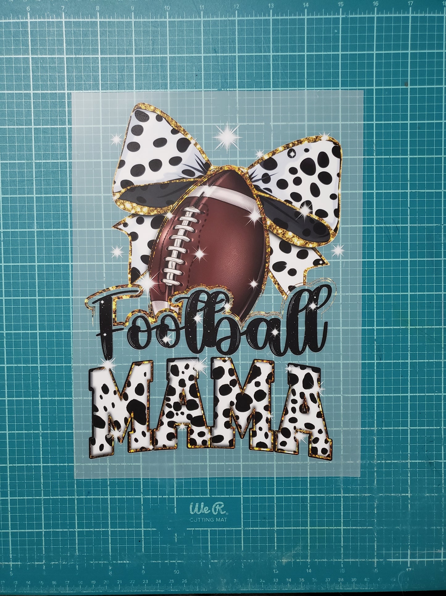Football Mom DTF Transfer – Game Day Heat Press Design