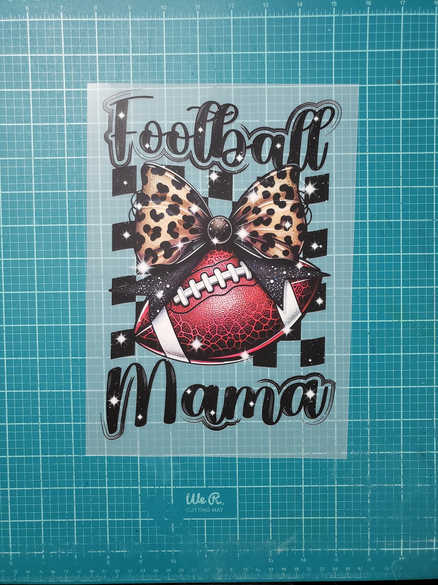 Football Mom DTF Transfer – Game Day Heat Press Design