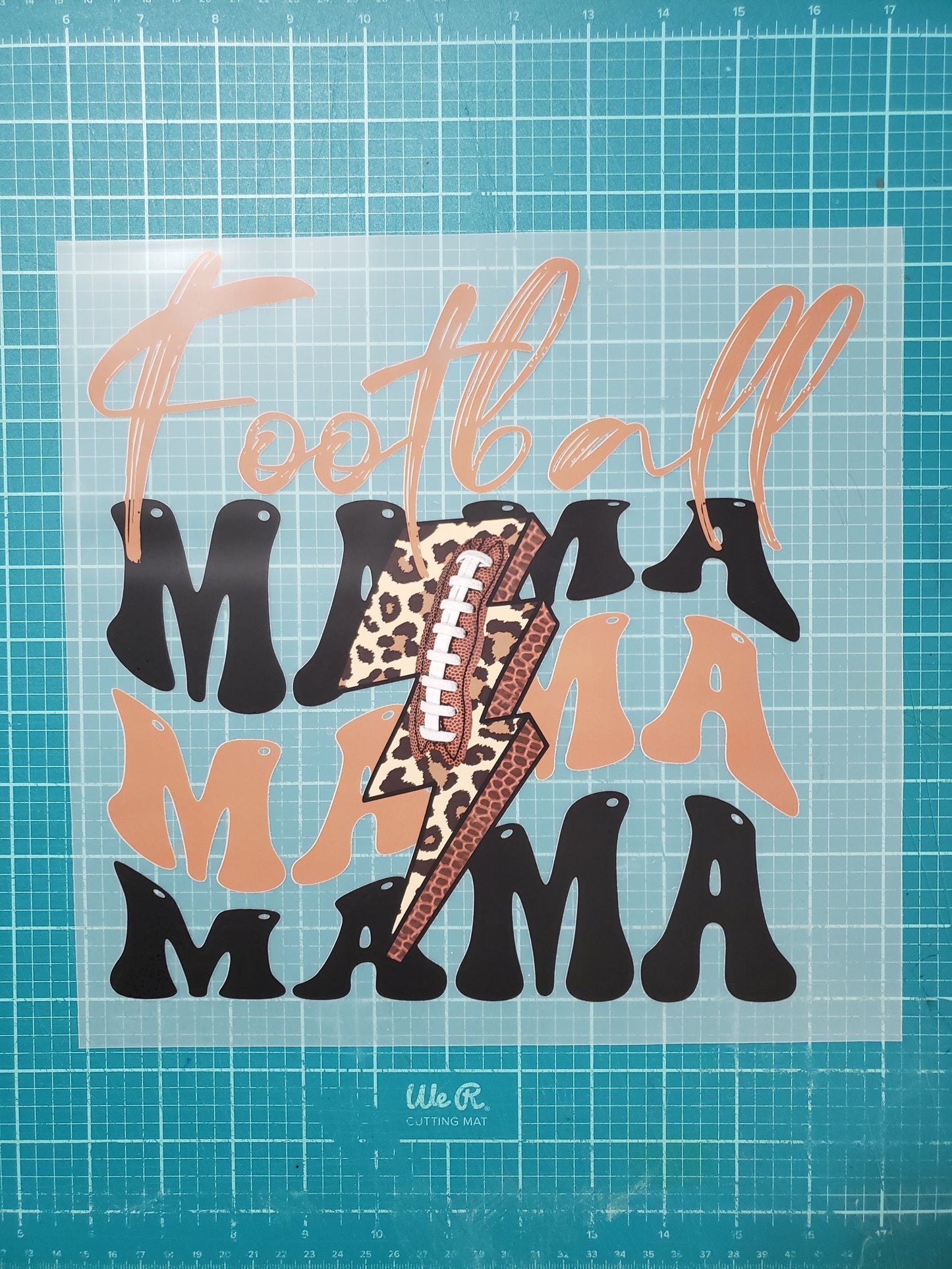 Football Mom DTF Transfer – Game Day Heat Press Design