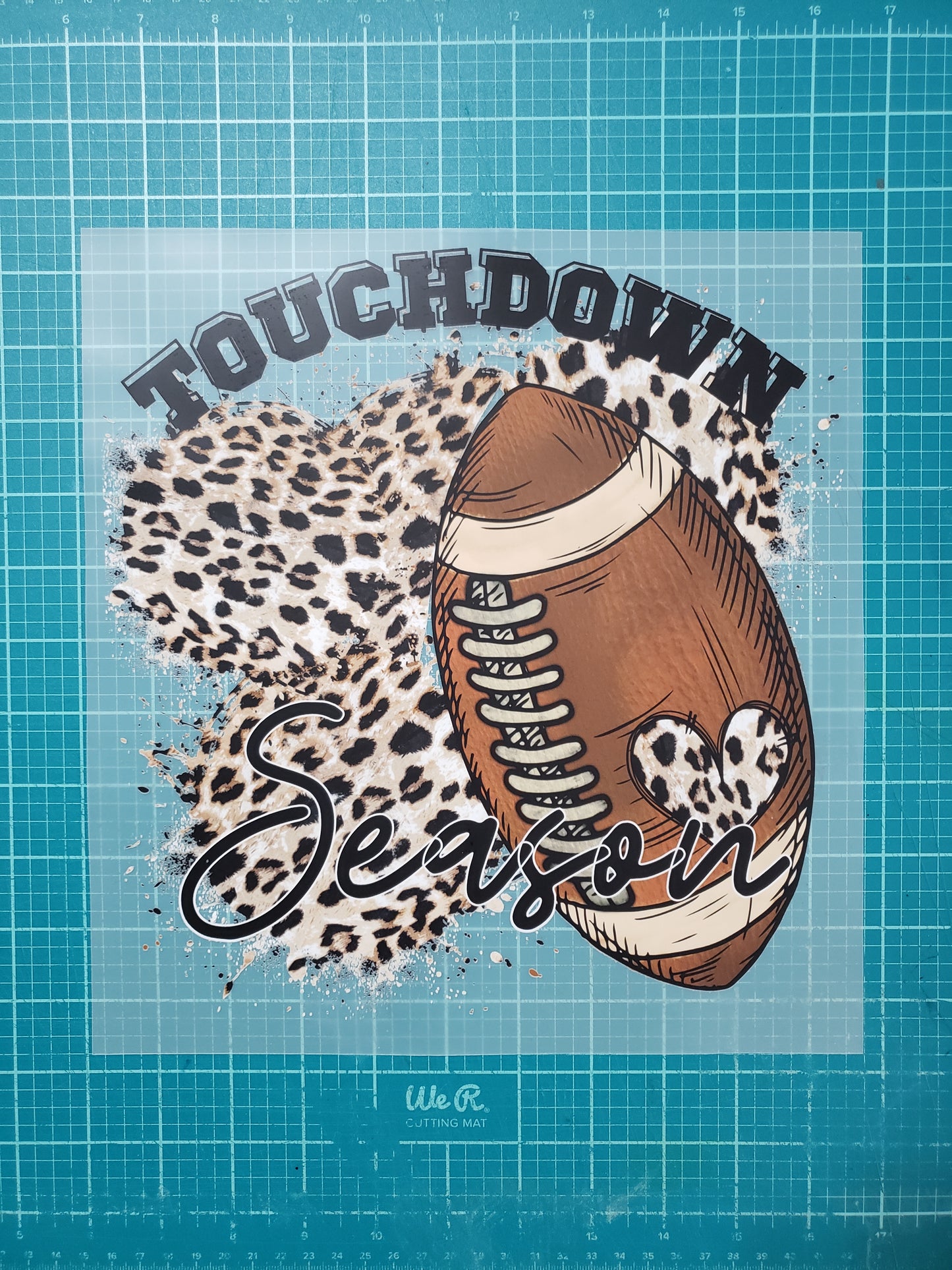 Football Mom DTF Transfer – Game Day Heat Press Design