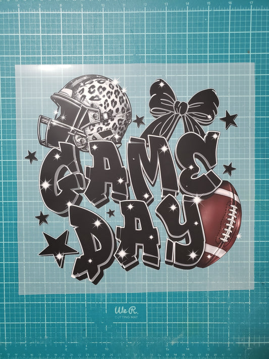 Football Mom DTF Transfer – Game Day Heat Press Design