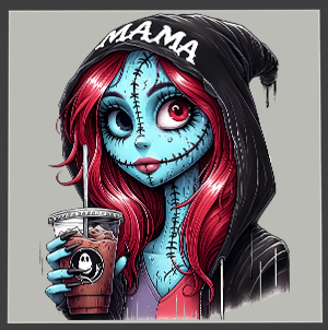 Horror Mama DTF Transfers Vol 1