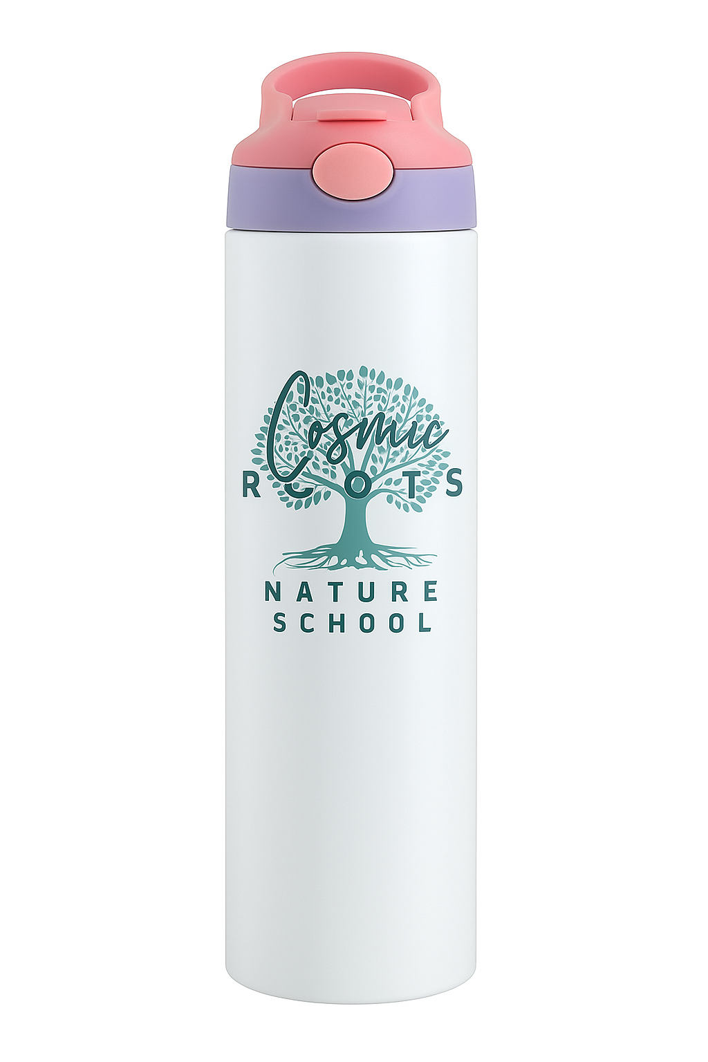 Cosmic 20oz Stainless Steel Water Bottle with Colorful Lids