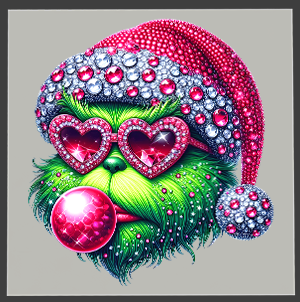 Grinch DTF Transfers – Christmas Ready to Press Heat Transfers
