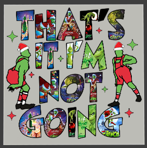 Grinch DTF Transfers – Christmas Ready to Press Heat Transfers