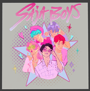 K-Pop Demon Hunter DTF Transfer | High-Quality Heat Press Print