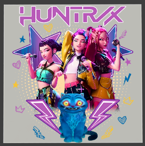 K-Pop Demon Hunter DTF Transfer | High-Quality Heat Press Print