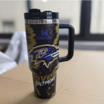 40oz Sports Fan Stainless Steel Tumbler with Handle PRE-ORDER