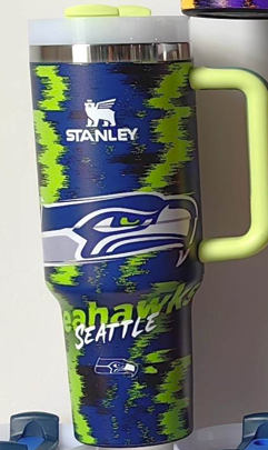 40oz Sports Fan Stainless Steel Tumbler with Handle PRE-ORDER