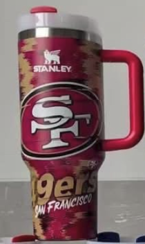 40oz Sports Fan Stainless Steel Tumbler with Handle PRE-ORDER