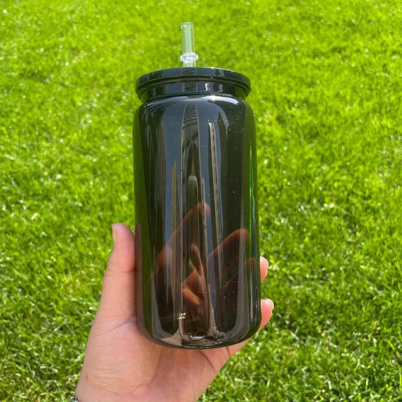 Matte Ombre Tumblers with Lids and Straws