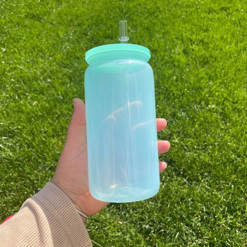 Matte Ombre Tumblers with Lids and Straws