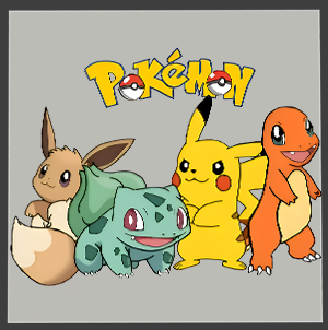 Pokémon DTF Transfers – Ready to Press Heat Transfers for Shirts & Hoodies