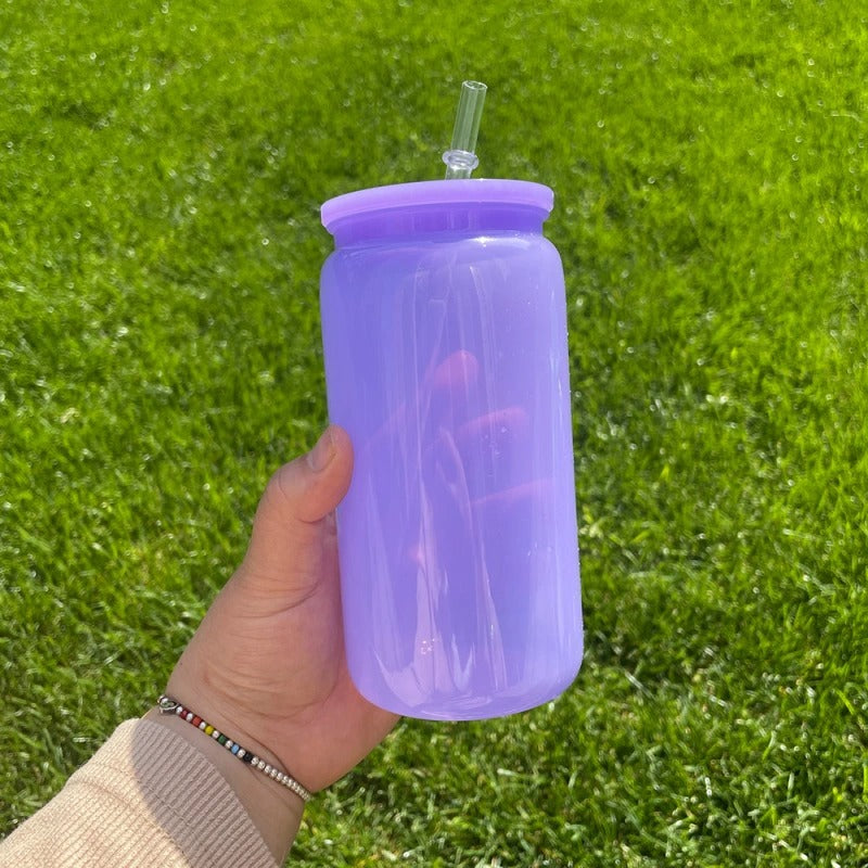 Matte Ombre Tumblers with Lids and Straws