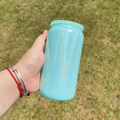 16oz Shimmer Glass Cup