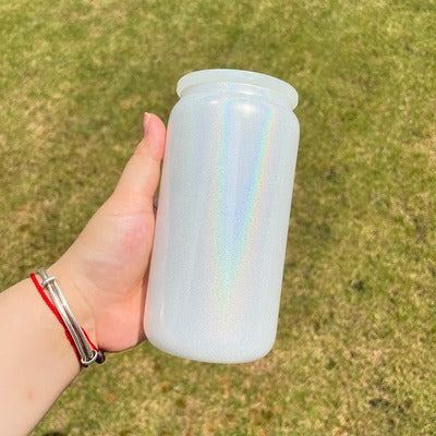 16oz Shimmer Glass Cup